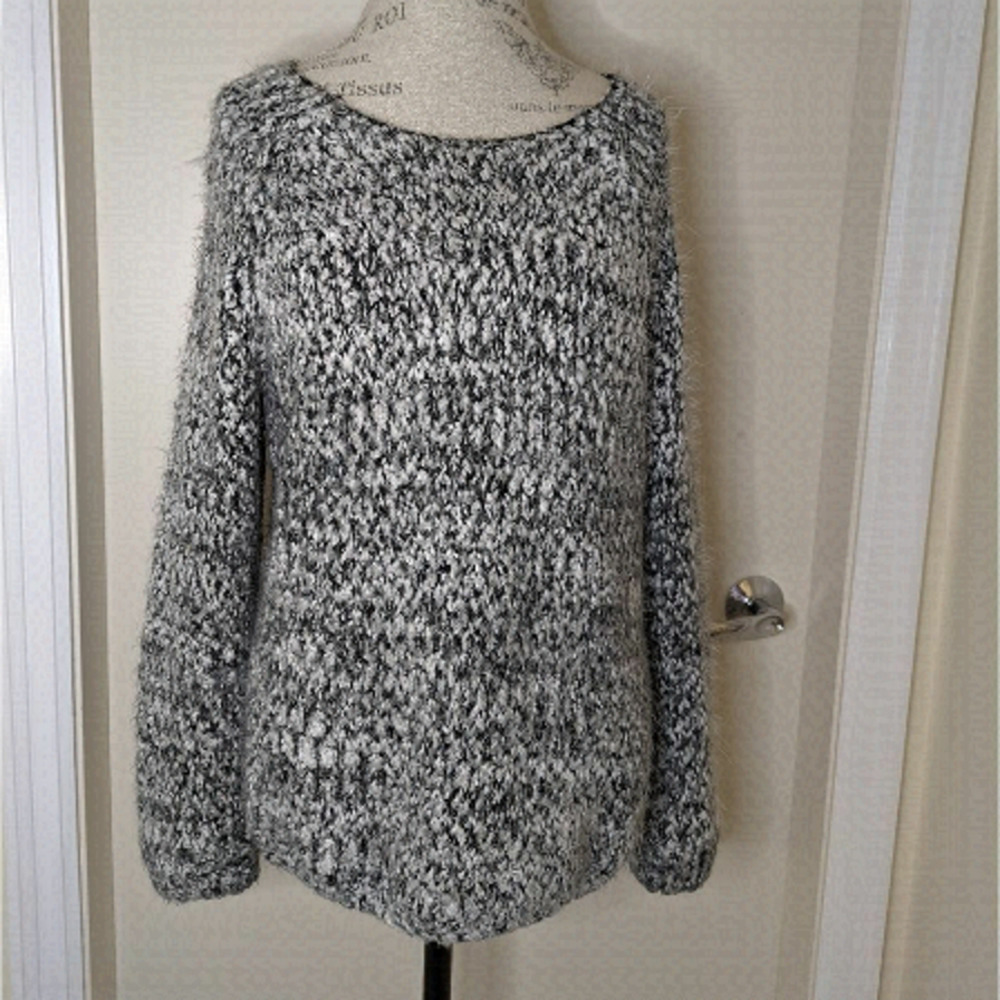 Vintage Fluffy Eyelash Knit Sweater